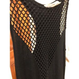 Black swim cover up